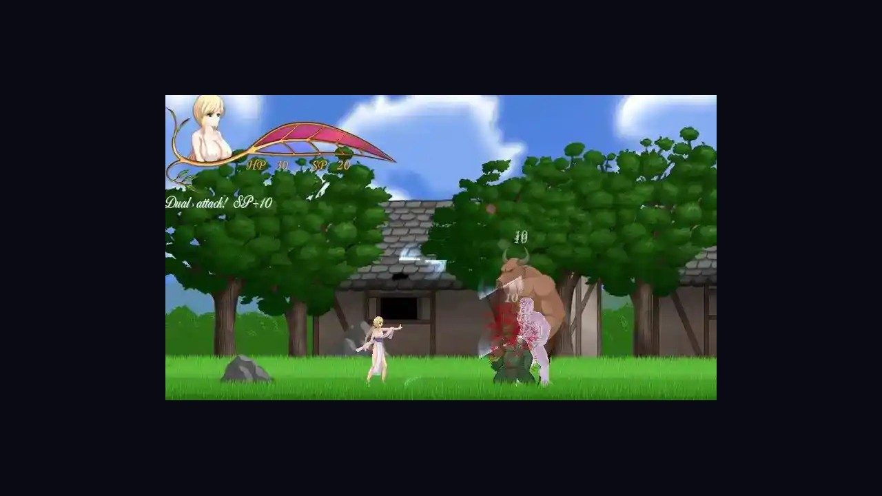 邪恶灾难水之女巫UnHolYDisAsT Boss战 实机截图 1